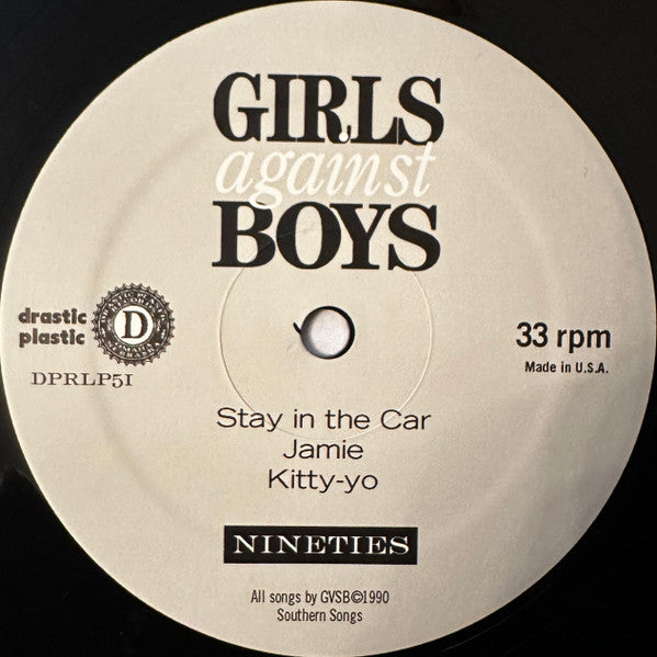 Girls Against Boys : Nineties Vs. Eighties (12", EP, Ltd, RE, 150)