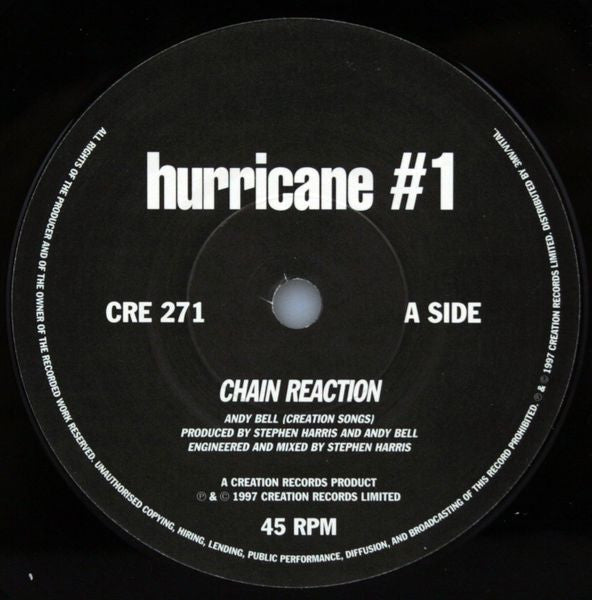 Hurricane #1 : Chain Reaction (7", Single)