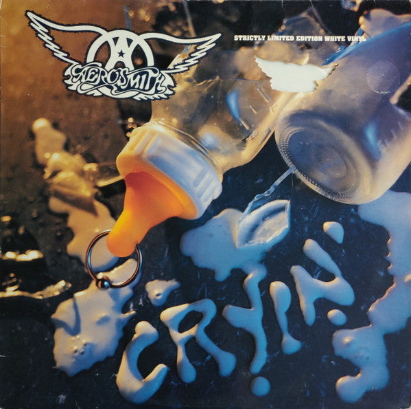 Aerosmith : Cryin' (12", Single, Ltd, Whi)