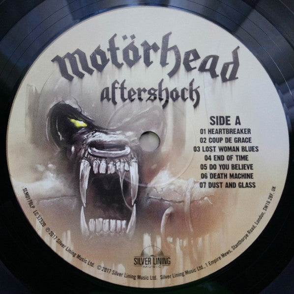 Motörhead : Aftershock (LP, Album, RE)