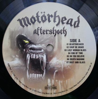 Motörhead : Aftershock (LP, Album, RE)