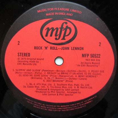 John Lennon : Rock 'N' Roll (LP, Album, RE, RP)