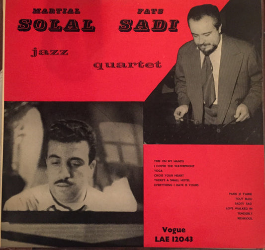 Martial Solal - Sadi Quartette : Sadi-Solal Quartet (LP, Album, Mono)