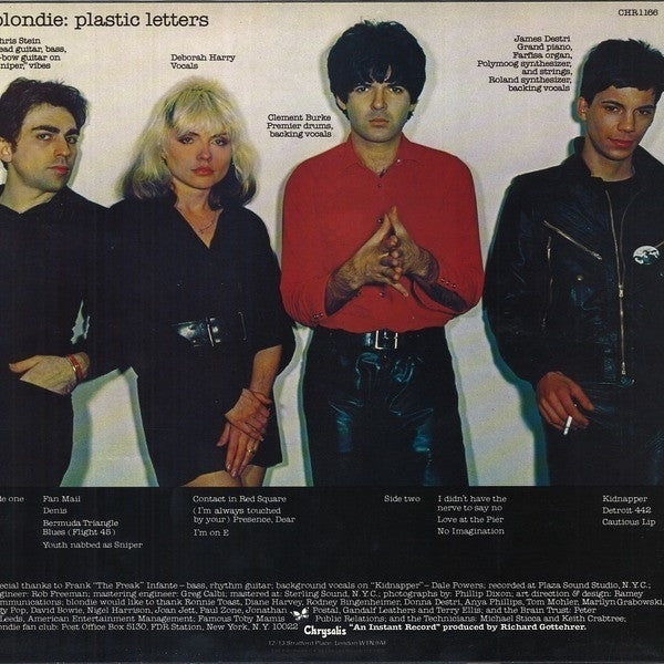 Blondie : Plastic Letters (LP, Album, Geo)