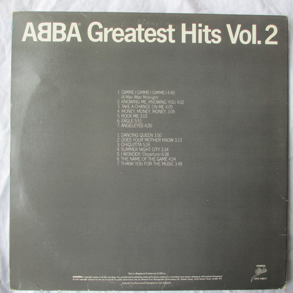 ABBA : Greatest Hits Vol. 2 (LP, Comp, Gat)