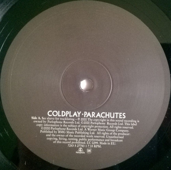 Coldplay : Parachutes (LP, Album, RE, RP, 180)