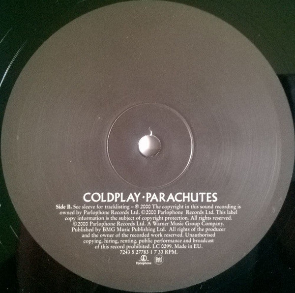 Coldplay : Parachutes (LP, Album, RE, RP, 180)