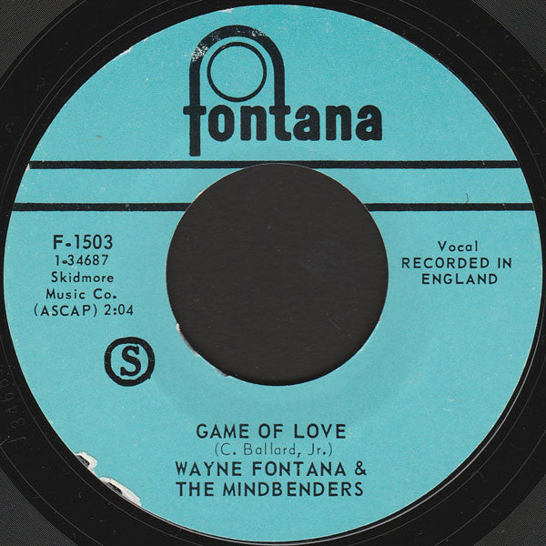 Wayne Fontana & The Mindbenders : Game Of Love (7", Single)