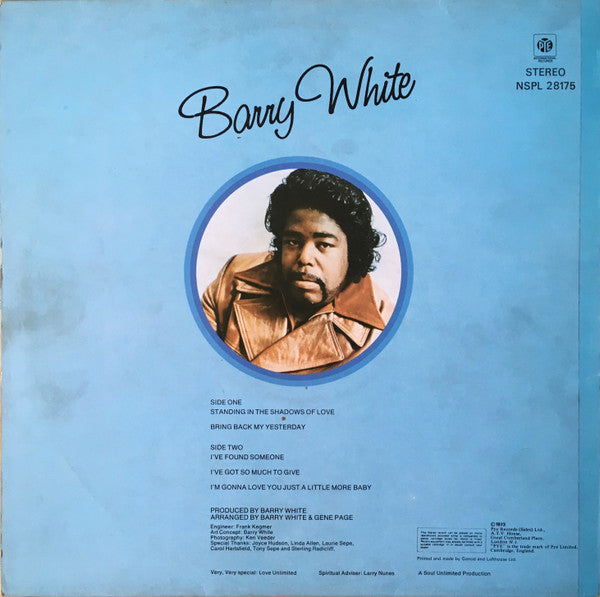 Barry White : I've Got So Much To Give (LP, Album)