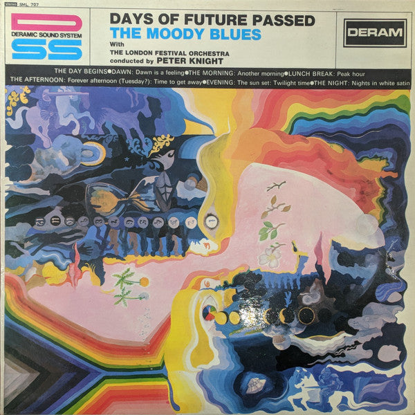 The Moody Blues With The London Festival Orchestra Conducted By Peter Knight (5) : Days Of Future Passed (LP, Album)