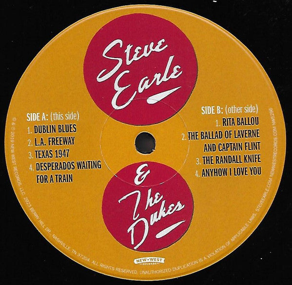 Steve Earle & The Dukes : Guy (2xLP, Album)