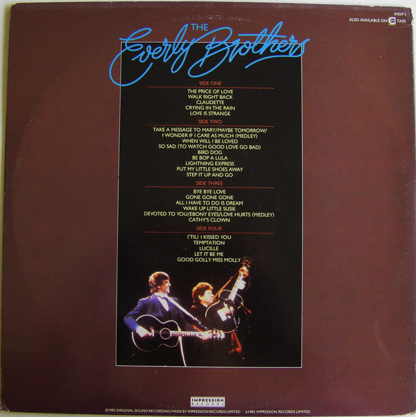 The Everly Brothers* : Reunion Concert (2xLP, Album)