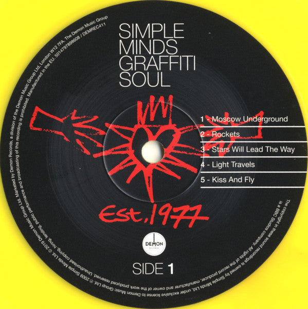 Simple Minds : Graffiti Soul (LP, Album, Yel + LP, Album, Blu + RSD, RE)