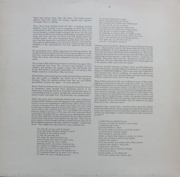Pete Townshend : All The Best Cowboys Have Chinese Eyes (LP, Album)