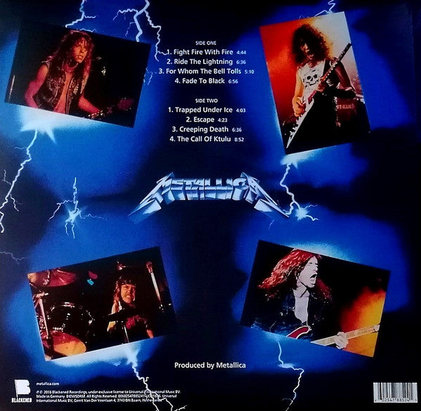 Metallica : Ride The Lightning (LP, Album, RE, RM)
