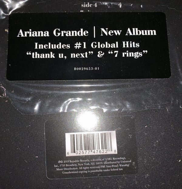 Ariana Grande : Thank U, Next (2xLP, Album)