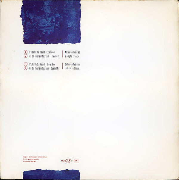 Depeche Mode : It's Called A Heart / Fly On The Windscreen (2x12", Single, Ltd, S/Edition, MPO)