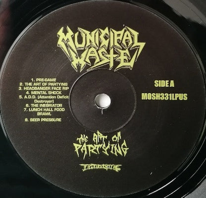 Municipal Waste : The Art Of Partying (LP, Album, RE)