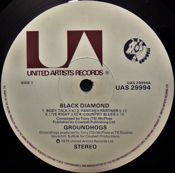 Groundhogs* : Black Diamond (LP, Album)