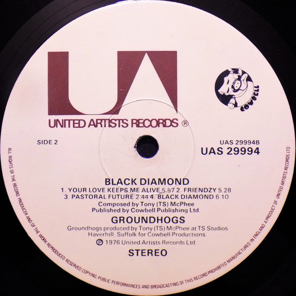 Groundhogs* : Black Diamond (LP, Album)