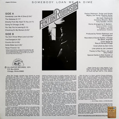 Fenton Robinson : Somebody Loan Me A Dime (LP, Album, RE, 180)