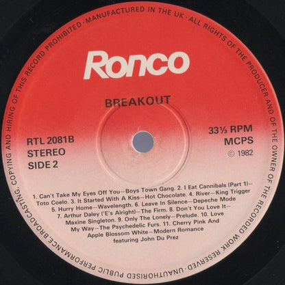 Various : Breakout (22 Roaring Great Hits!) (LP, Comp, Wes)