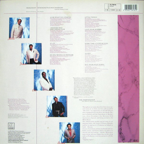 The Temptations : Together Again (LP, Album)