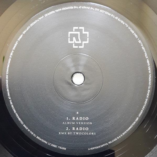 Rammstein : Ausländer (10", Single)