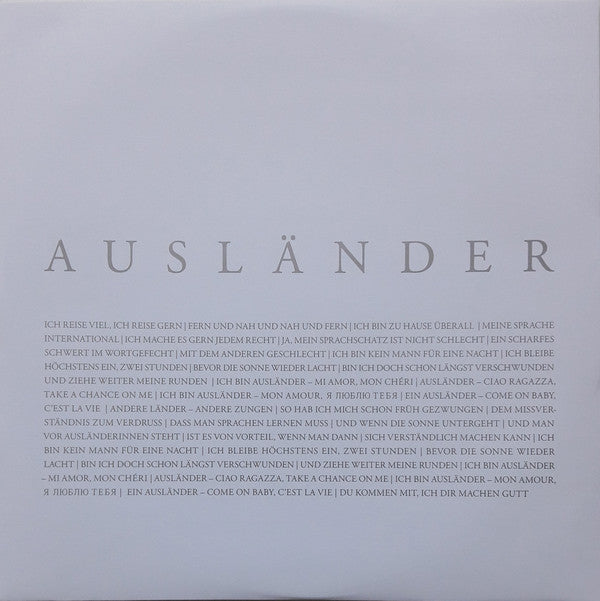 Rammstein : Ausländer (10", Single)