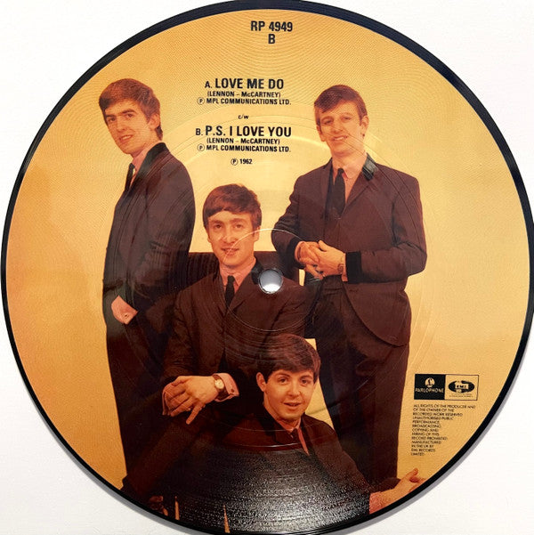 The Beatles : Love Me Do (7", Single, Mono, Ltd, Pic, RE)