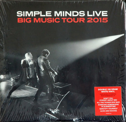 Simple Minds : Big Music Tour 2015 (Simple Minds Live) (2xLP, Album, RE, Whi)