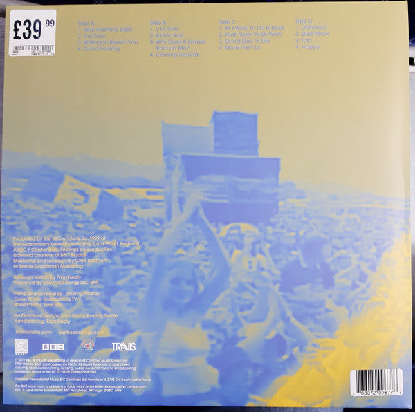 Travis : Live At Glastonbury '99 (2xLP, Album, Ltd, Blu)