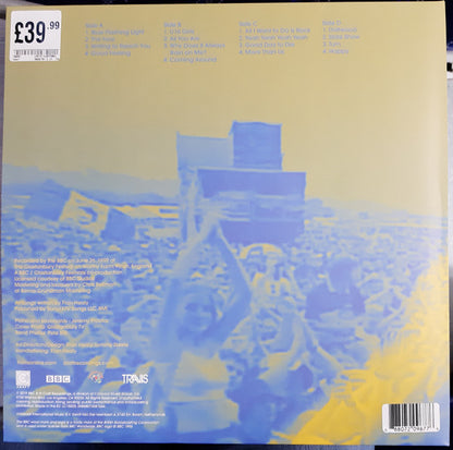 Travis : Live At Glastonbury '99 (2xLP, Album, Ltd, Blu)