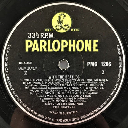 The Beatles : With The Beatles (LP, Album, Mono, 'Jo)