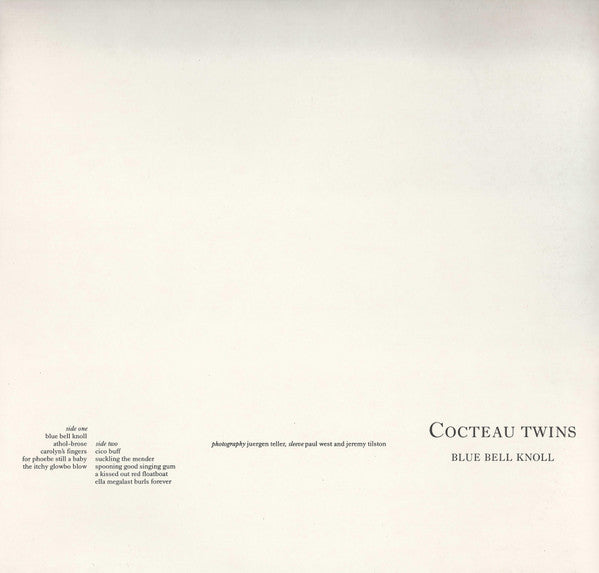 Cocteau Twins : Blue Bell Knoll (LP, Album, Ltd, Gat)
