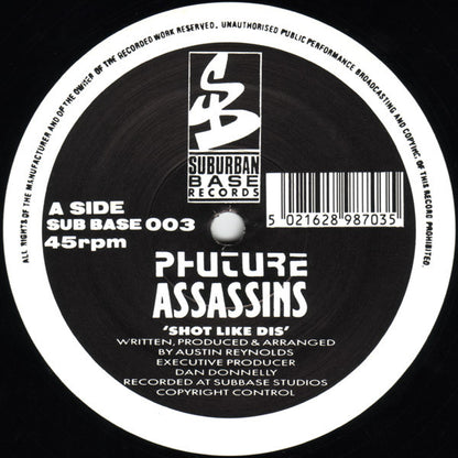 Phuture Assassins : Shot Like Dis / Africans Must Be Free (12")