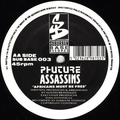 Phuture Assassins : Shot Like Dis / Africans Must Be Free (12")
