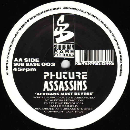 Phuture Assassins : Shot Like Dis / Africans Must Be Free (12")