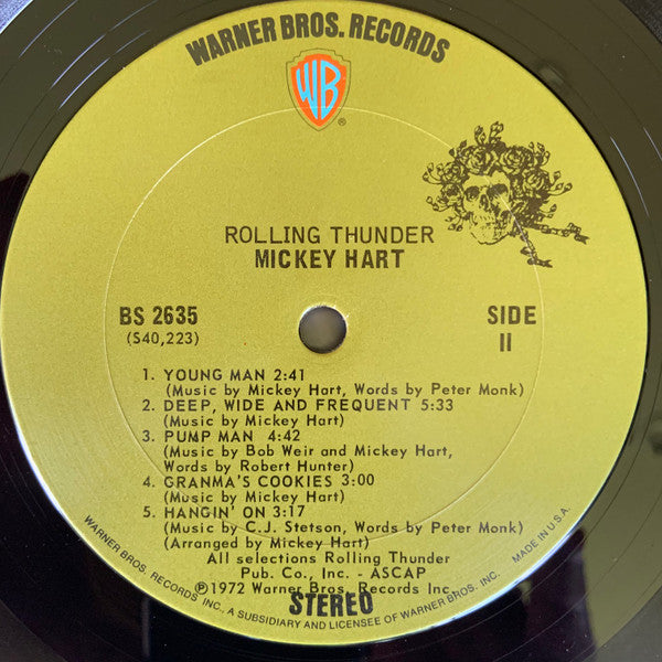 Mickey Hart : Rolling Thunder (LP, Album)