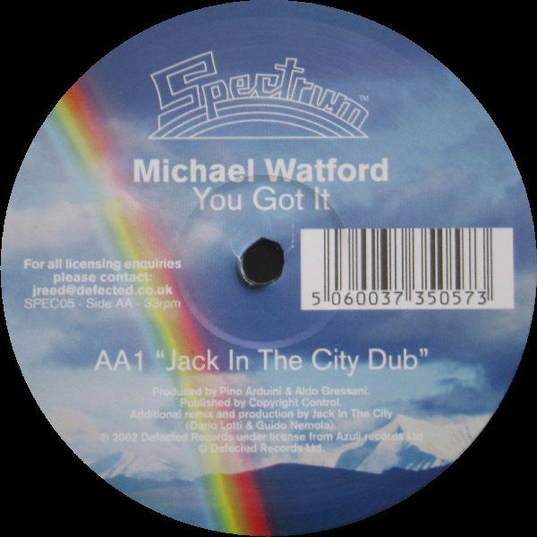 Michael Watford : You Got It (12")