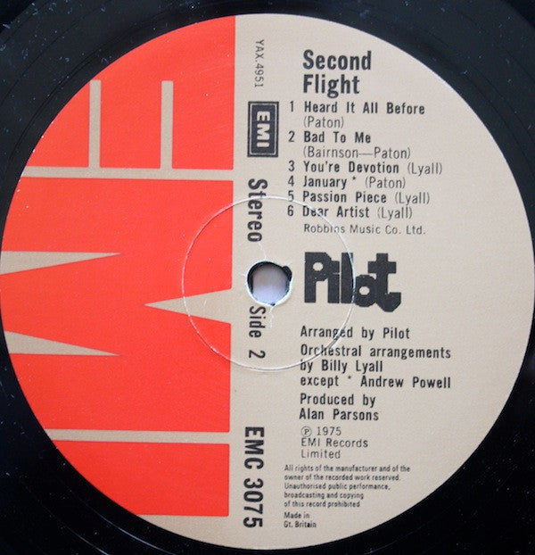 Pilot : Second Flight (LP, Album)