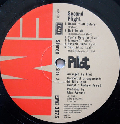 Pilot : Second Flight (LP, Album)