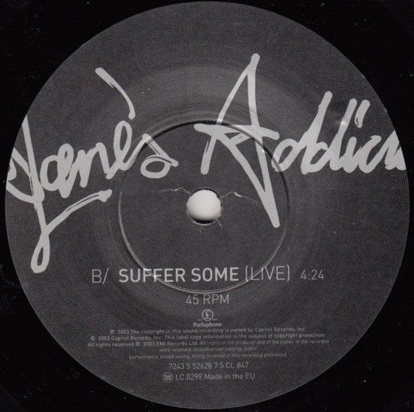 Jane's Addiction : Just Because (7", Single)