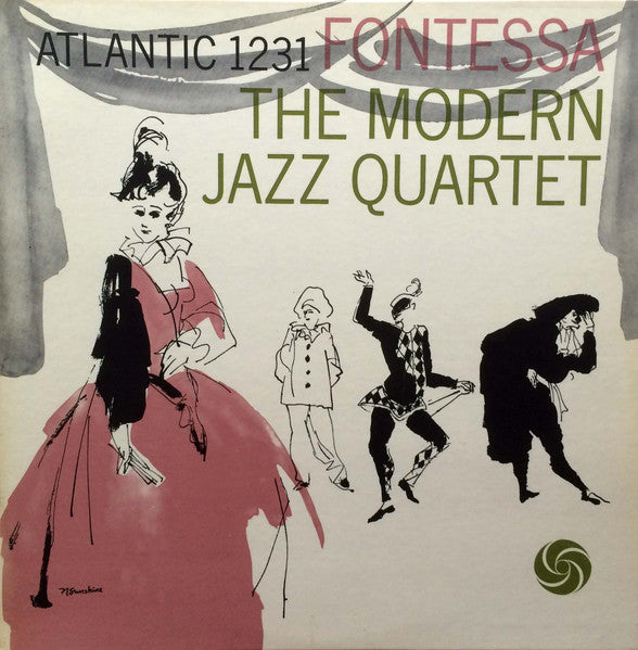 The Modern Jazz Quartet : Fontessa (LP, Album, Mono, RP, Whi)