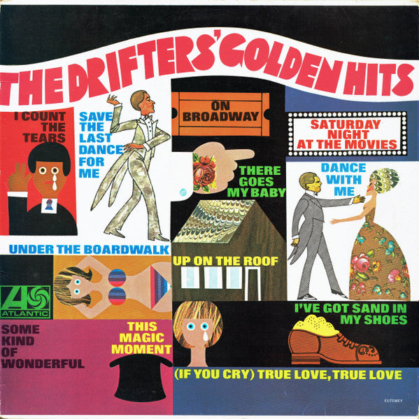 The Drifters : The Drifters' Golden Hits (LP, Album, Comp, RE, CBS)