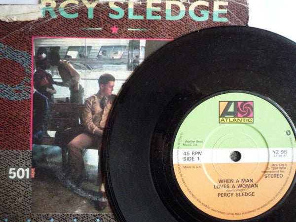 Percy Sledge : When A Man Loves A Woman (7", Single, Pap)