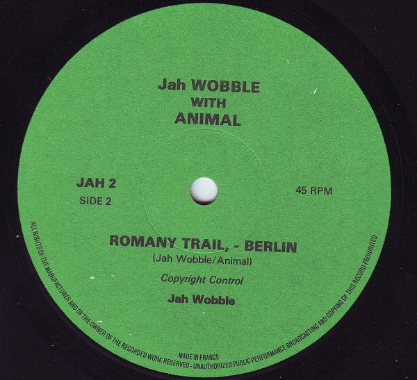 Jah Wobble With Animal (3) : A Long, Long Way (12")