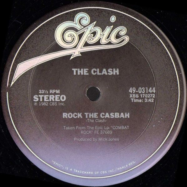 The Clash : Rock The Casbah (12")