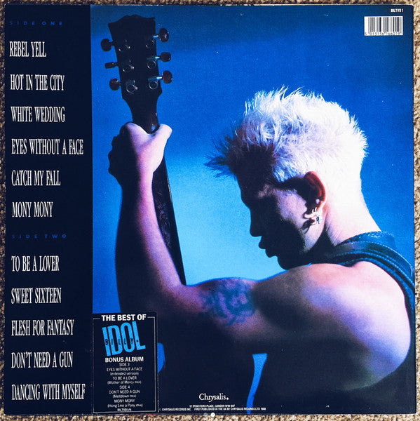 Billy Idol : Idol Songs - 11 Of The Best (LP, Comp + 12", Ltd)