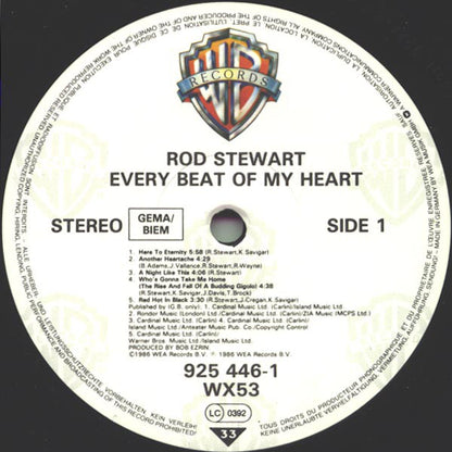 Rod Stewart : Every Beat Of My Heart (LP, Album)